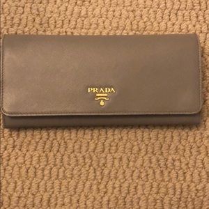 COPY - Prada Saffiano Leather Chain Wallet